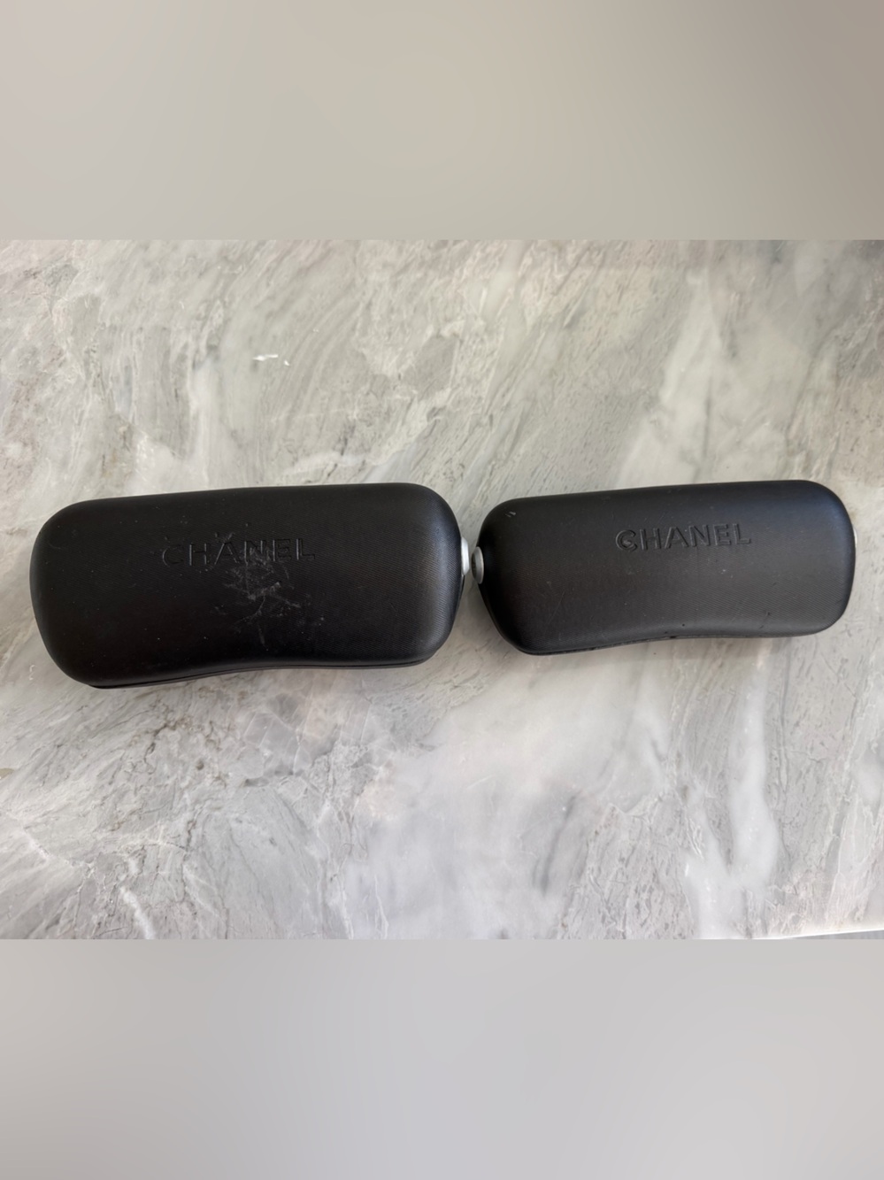 CHANEL Black Sunglass Cases Set